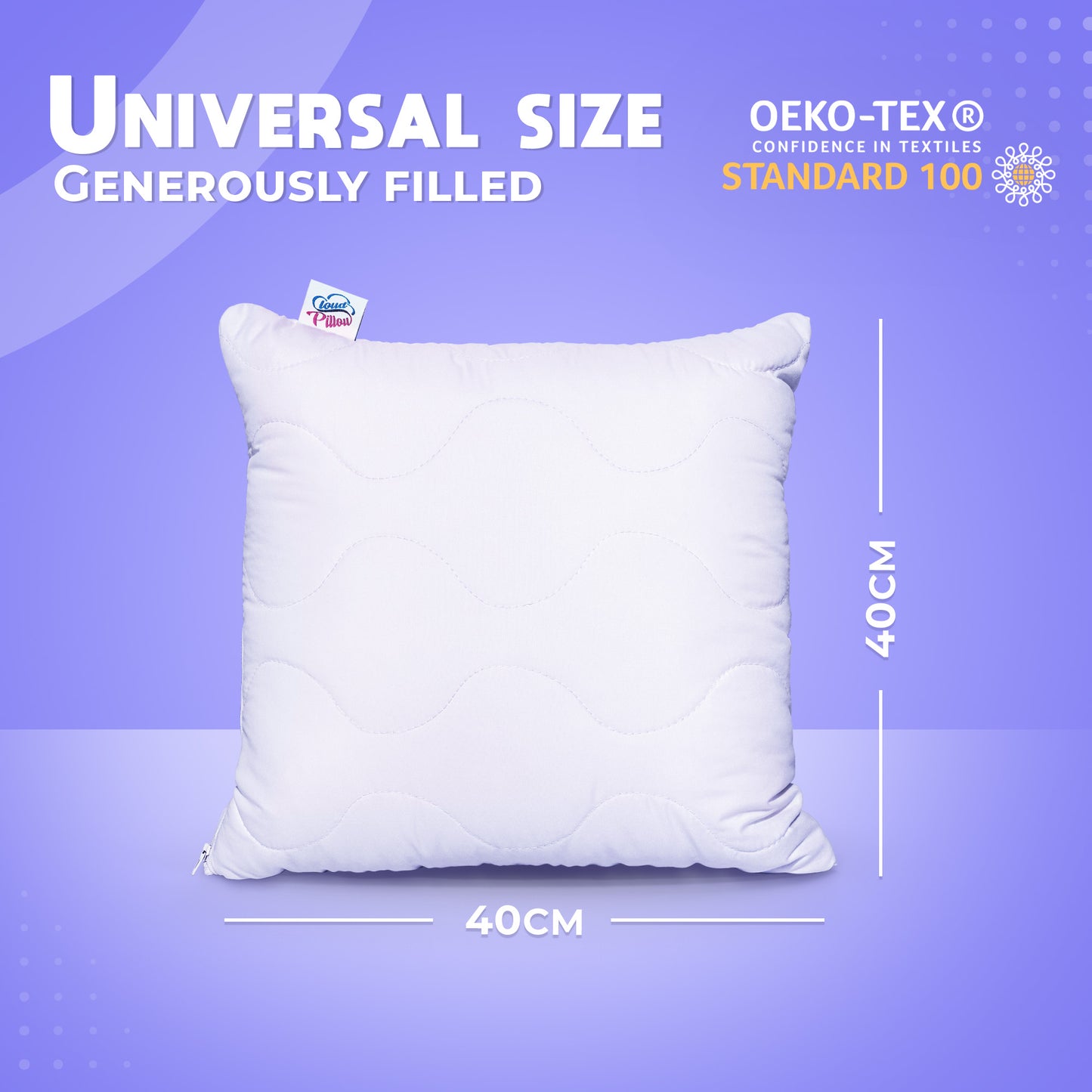 Cloud Pillow Allergiker Kopfkissen - Kissen für Allergiker