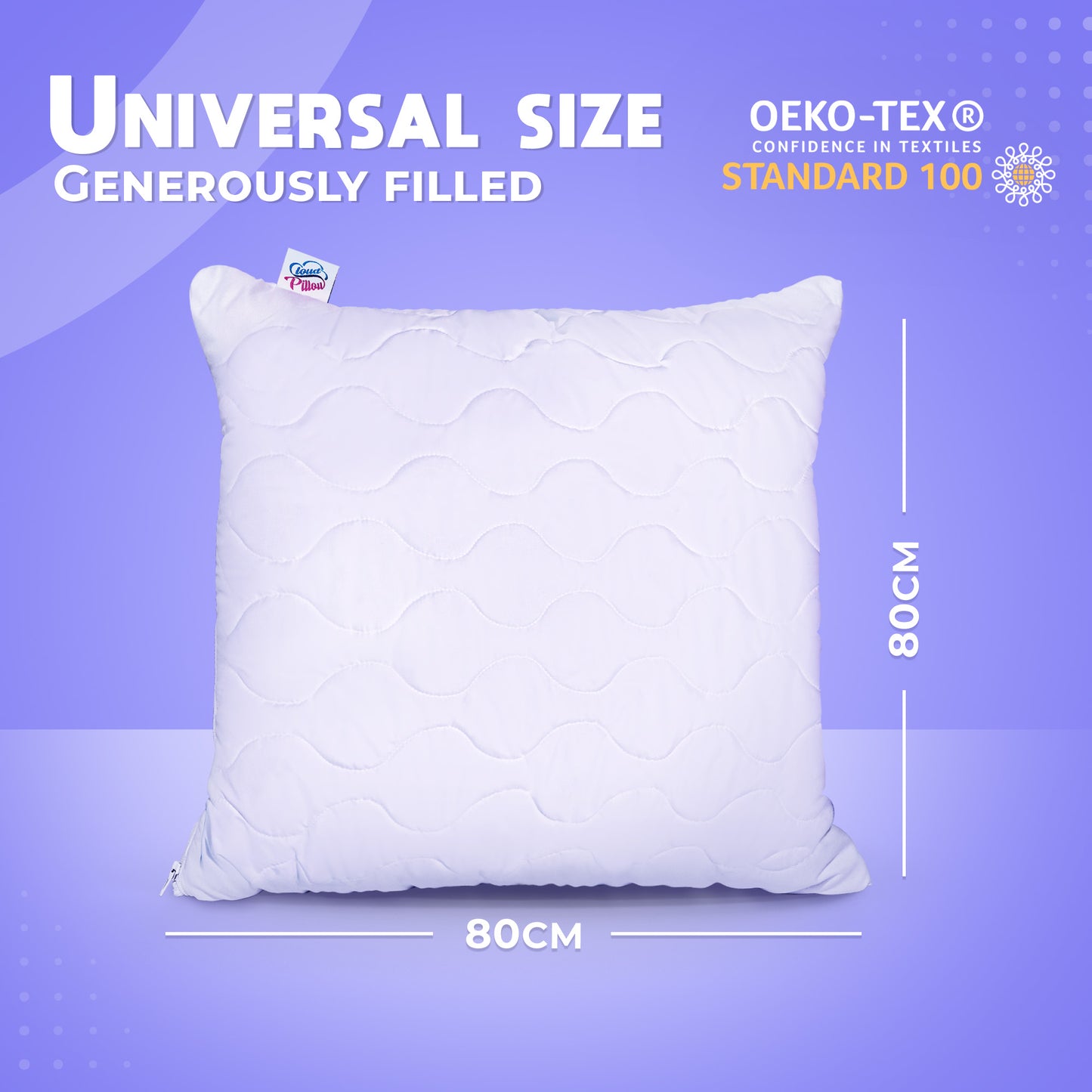 Cloud Pillow Allergiker Kopfkissen - Kissen für Allergiker
